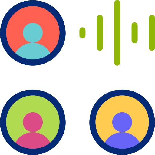 Áudio Basic Accent Lineal Color Ícone