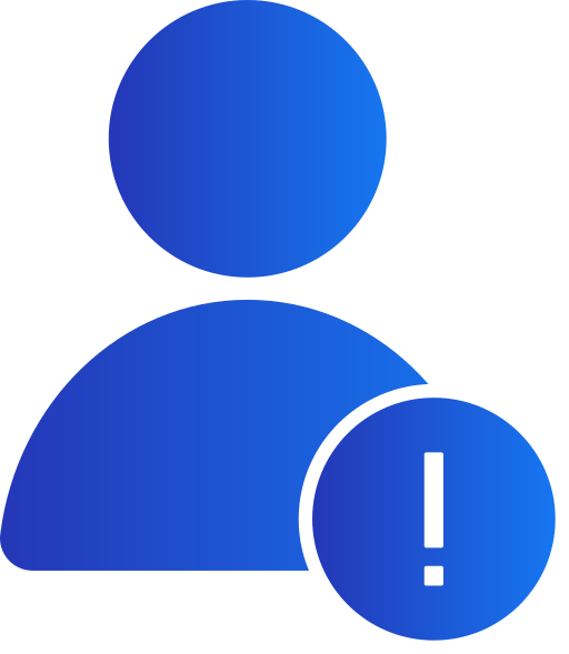 Exclamation mark Generic gradient fill icon