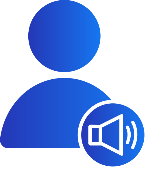 Speaker Generic gradient fill icon