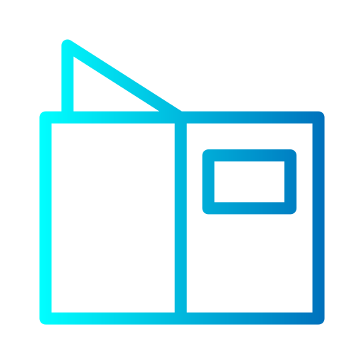 Book Generic gradient outline icon