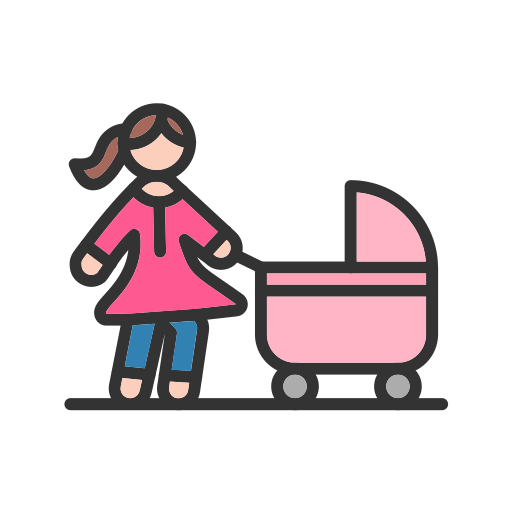 mutter und baby Generic color lineal-color icon