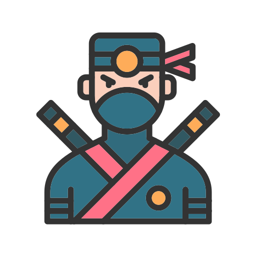 ninja Generic color lineal-color icon