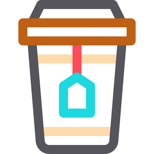 お茶 Basic Rounded Lineal Color icon