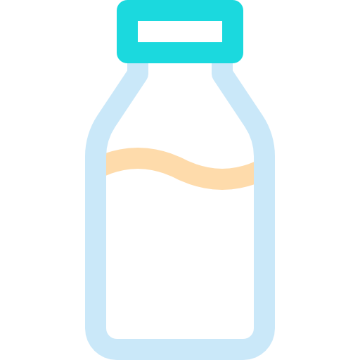 mleko Basic Rounded Lineal Color ikona
