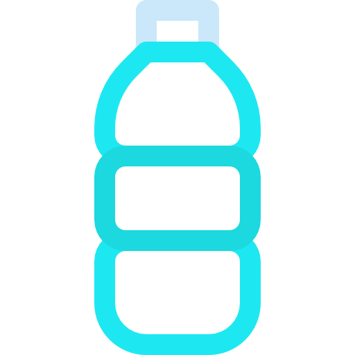 Bottle Basic Rounded Lineal Color icon