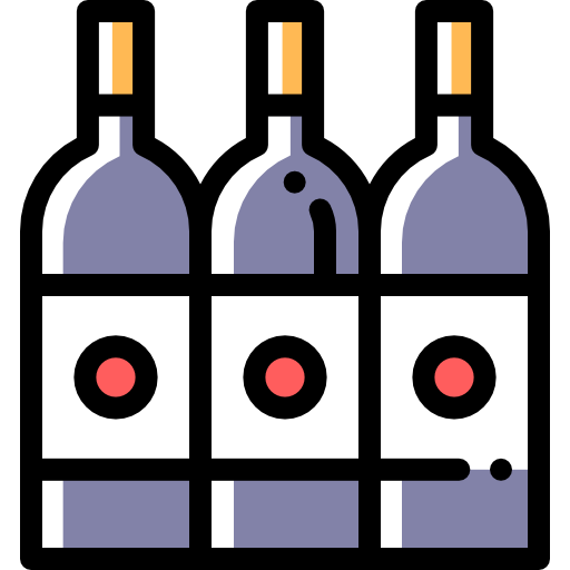 ワイン Detailed Rounded Color Omission icon