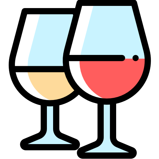 Wine Detailed Rounded Color Omission icon