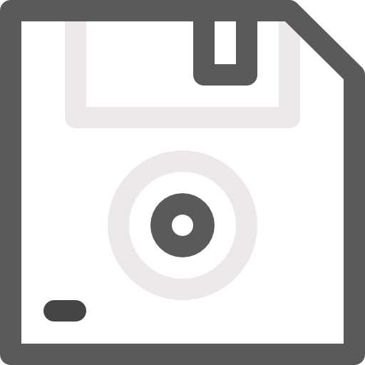 Floppy disk Basic Rounded Lineal Color icon