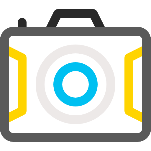 Photo Basic Rounded Lineal Color icon