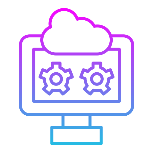 cloud computing Generic gradient outline icon