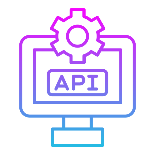 api Generic gradient outline icono