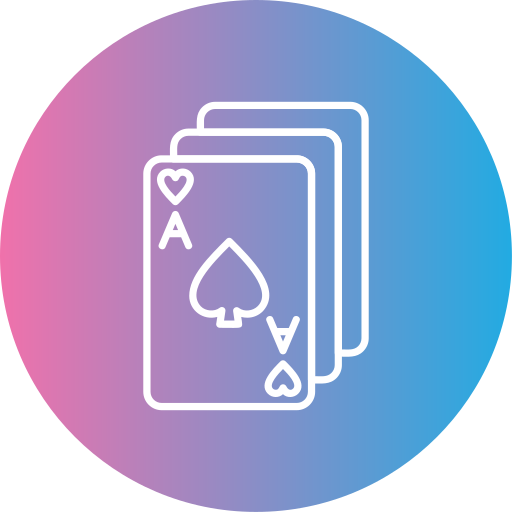 Card game Generic gradient fill icon