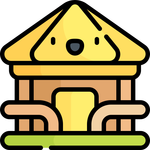 loggia Kawaii Lineal color icona