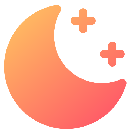 Moon Generic gradient fill icon