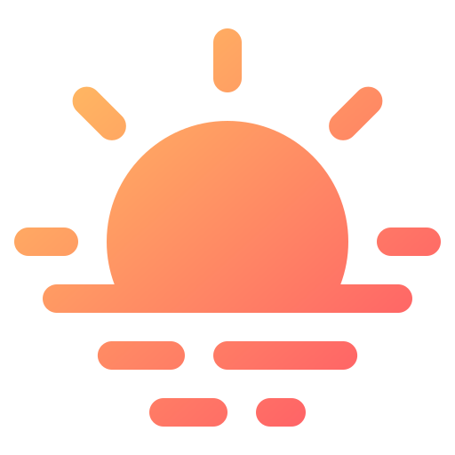 Sunset Generic gradient fill icon