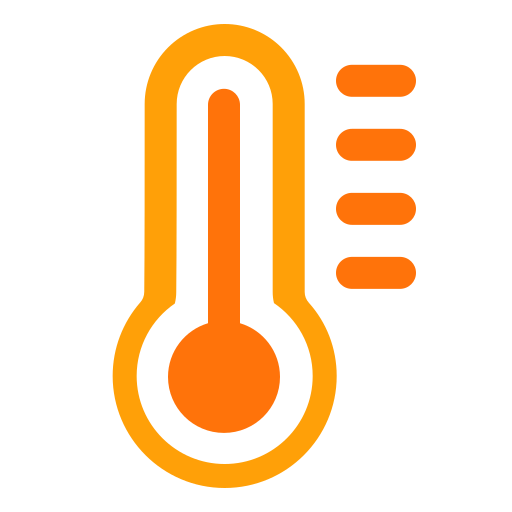 temperatura Generic color fill icona