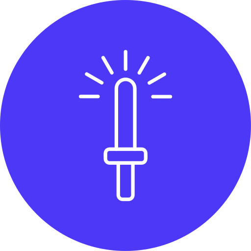 Light stick Generic color fill icon