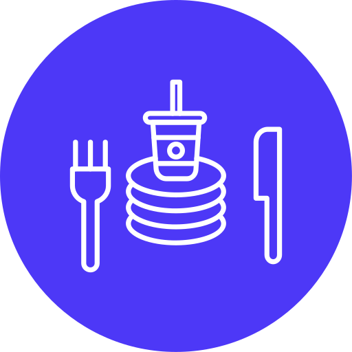 Tableware Generic color fill icon