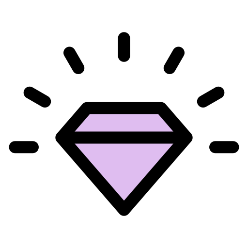 다이아몬드 Generic color lineal-color icon