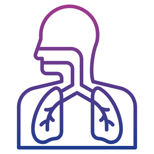 respiratoire Generic gradient outline Icône
