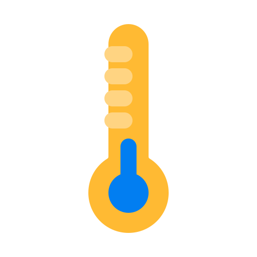 termómetro Generic color fill icono