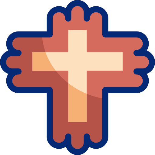 십자가 Basic Accent Lineal Color icon