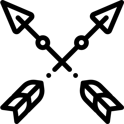矢 Detailed Rounded Lineal icon