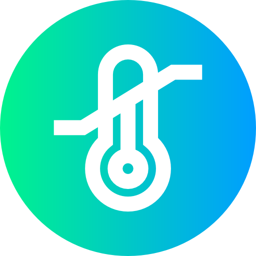 temperatura Super Basic Straight Circular Ícone