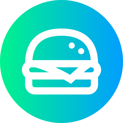 hamburguesa Super Basic Straight Circular icono