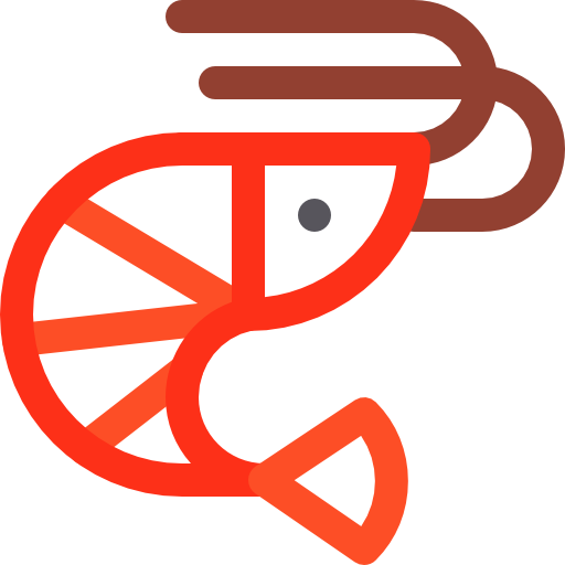 エビ Basic Rounded Lineal Color icon