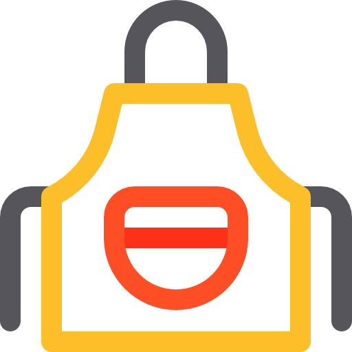 fartuch Basic Rounded Lineal Color ikona