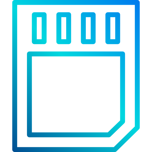 Sd card xnimrodx Lineal Gradient icon