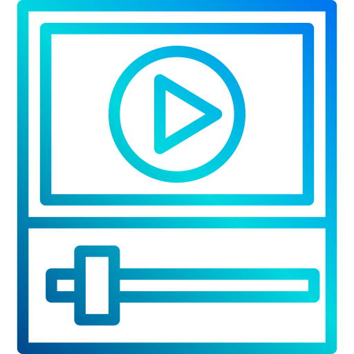 ビデオプレーヤー xnimrodx Lineal Gradient icon