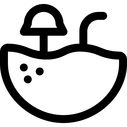 kokosnuss Justicon Lineal icon