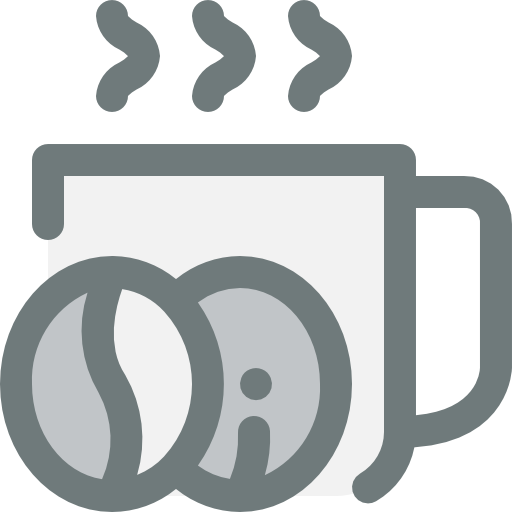 café caliente Justicon Two Tone Gray icono