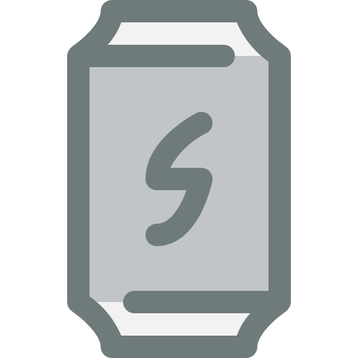 Energy drink Justicon Two Tone Gray icon