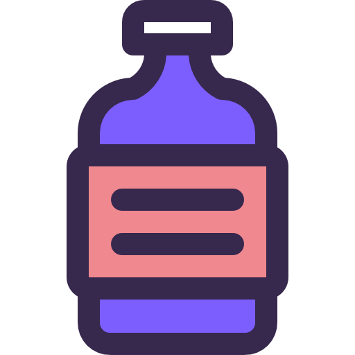 Bottle Justicon Lineal Color icon