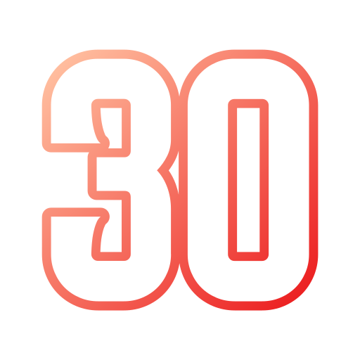 30 Generic gradient outline icon