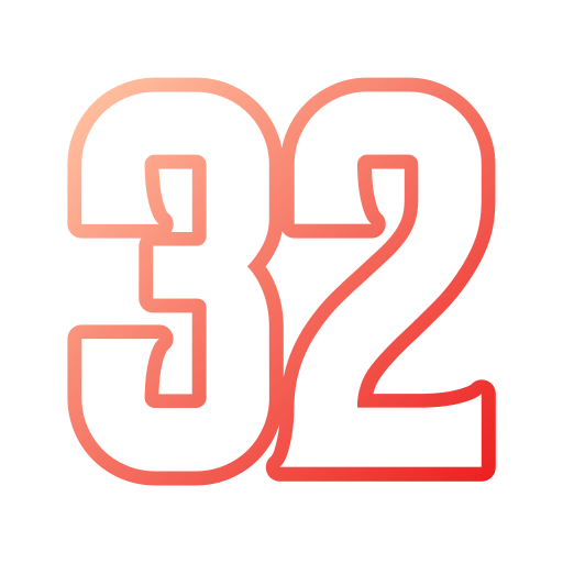 32 Generic gradient outline icon