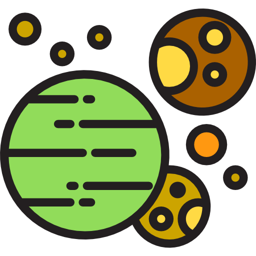 planeten xnimrodx Lineal Color icoon