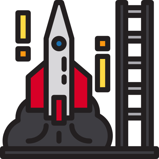 Rocket launch xnimrodx Lineal Color icon