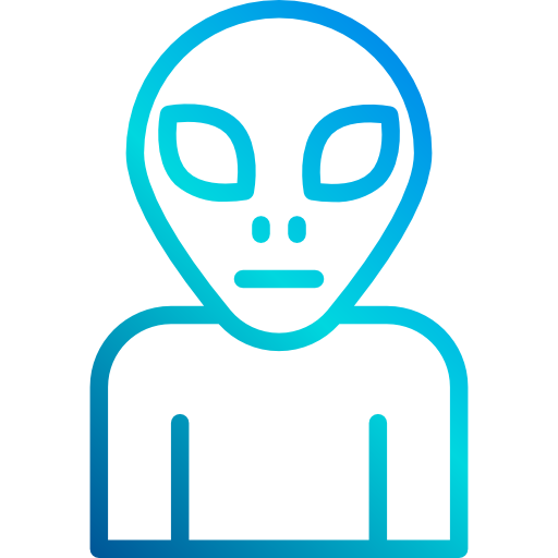 extraterrestre xnimrodx Lineal Gradient icono