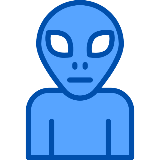 buitenaards wezen xnimrodx Blue icoon