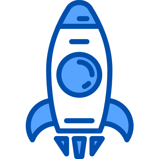 foguete xnimrodx Blue Ícone