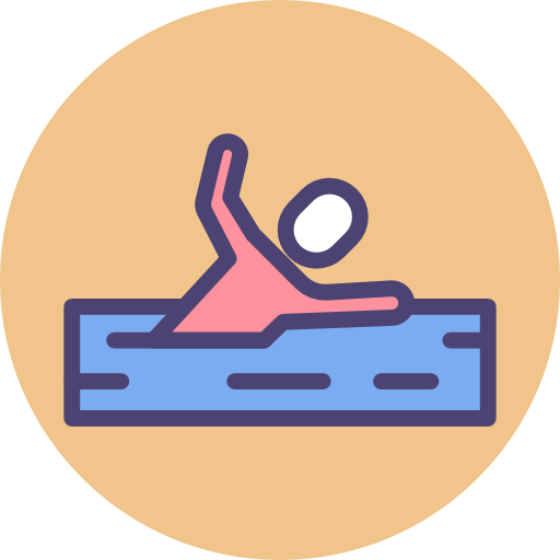 pływanie Flaticons.com Flat ikona