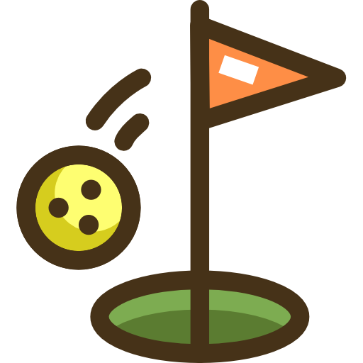Golfing Flaticons.com Flat icon