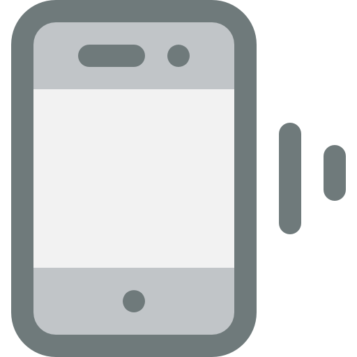smartphone Justicon Two Tone Gray icon