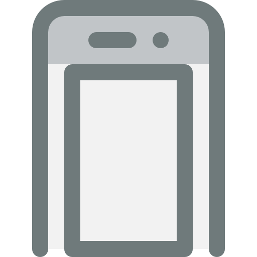 Smartphone Justicon Two Tone Gray icon