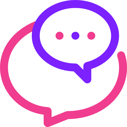 Speech bubble Justicon Two tone icon