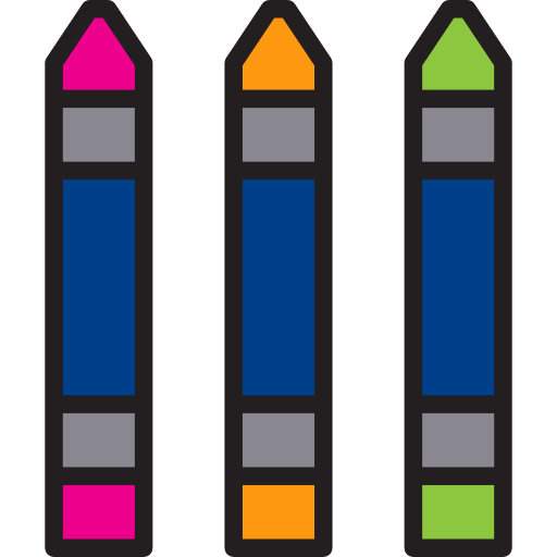 des crayons xnimrodx Lineal Color Icône